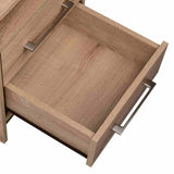 Mesa de Noche Eter Duna 40x40cm con Dos Cajones y con Un Compartimiento - Mesas de Noche | Bylmo