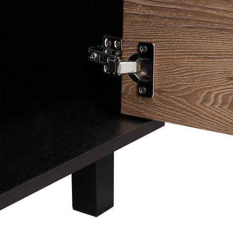 Mesa de Noche Kaia Z Wengue 41x70cm con Un Cajón y con Una Puerta - Mesas de Noche | Bylmo