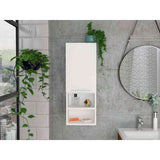 Gabinete de Baño Mila Blanco 30x81.7cm Rectangular sin Espejo y con Dos Entrepaños - Gabinetes | Bylmo