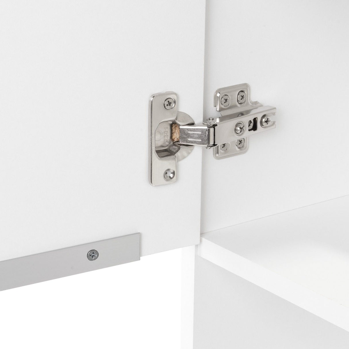 Gabinete de Baño Mila Blanco 30x81.7cm Rectangular sin Espejo y con Dos Entrepaños - Gabinetes | Bylmo