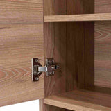 Gabinete de Baño Barcelona Miel 30x81.5cm Rectangular sin Espejo y con Dos Entrepaños - Gabinetes | Bylmo