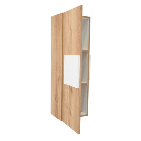 Gabinete de Baño Vanguard Blanco y Duna 31.9x97.7cm Rectangular con Dos Entrepaños - Gabinetes | Bylmo