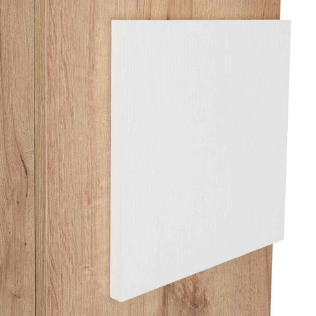 Gabinete de Baño Vanguard Blanco y Duna 31.9x97.7cm Rectangular con Dos Entrepaños - Gabinetes | Bylmo