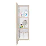 Gabinete de Baño Vanguard Blanco y Duna 31.9x97.7cm Rectangular con Dos Entrepaños - Gabinetes | Bylmo