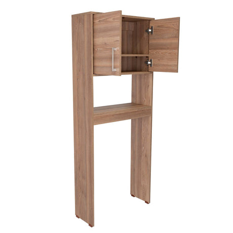 Optimizador de Baño Barcelona Miel 63x160cm sin Cajones y con Un Entrepaño - Gabinetes | Bylmo