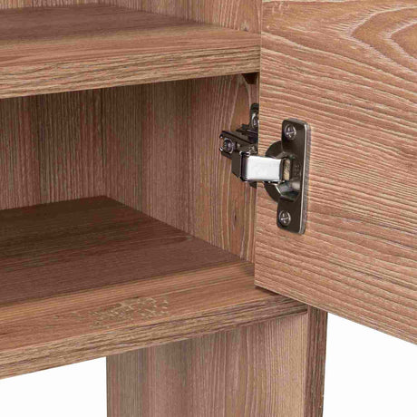 Optimizador de Baño Barcelona Miel 63x160cm sin Cajones y con Un Entrepaño - Gabinetes | Bylmo