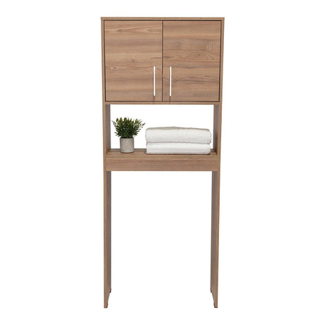 Optimizador de Baño Barcelona Miel 63x160cm sin Cajones y con Un Entrepaño - Gabinetes | Bylmo