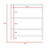 Gabinete de Baño Bath Blanco 50x45cm Cuadrado sin Espejo y con Dos Entrepaños - Gabinetes | Bylmo