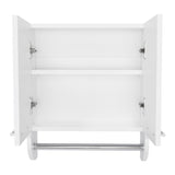 Gabinete de Baño Bath Blanco 50x45cm Cuadrado sin Espejo y con Dos Entrepaños - Gabinetes | Bylmo