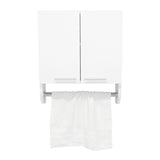 Gabinete de Baño Bath Blanco 50x45cm Cuadrado sin Espejo y con Dos Entrepaños - Gabinetes | Bylmo