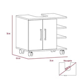 Mueble para Lavamanos Bath Rovere 55x50cm Individual sin Lavamanos con Dos Puertas - Gabinetes | Bylmo