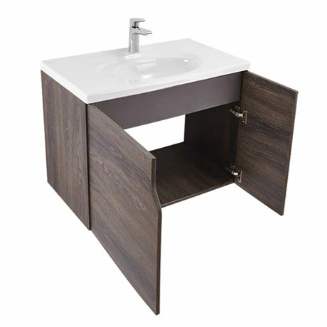 Mueble Elipse Carbon y Plomo 80 cm con Una Puerta - Gabinetes | Bylmo