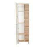 Optimizador de Baño Bath Rovere y Blanco 51.2x178.1cm sin Cajones y con Cuatro Entrepaños - Gabinetes | Bylmo