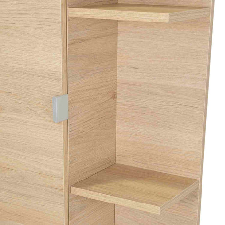 Optimizador de Baño Bath Rovere y Blanco 51.2x178.1cm sin Cajones y con Cuatro Entrepaños