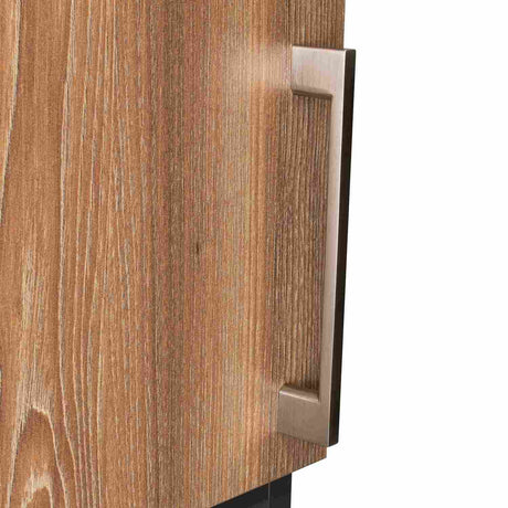 Gabinete de Baño Madrid Miel y Plomo 30x80cm Rectangular con Dos Entrepaños - Gabinetes | Bylmo