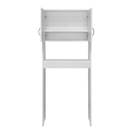 Ahorrador de Espacio para Baño Siena Blanco 63x160cm sin Cajones y con Un Entrepaño - Gabinetes | Bylmo