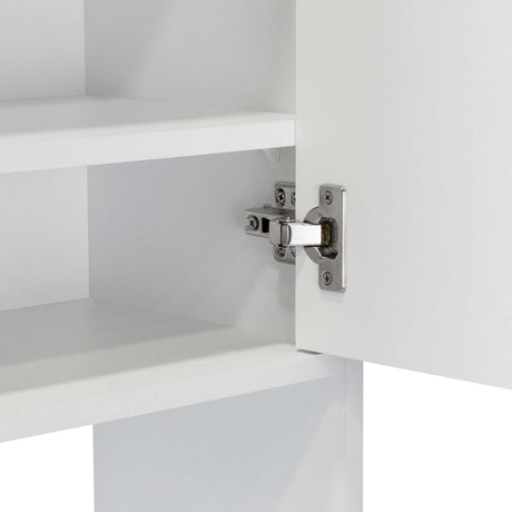 Ahorrador de Espacio para Baño Siena Blanco 63x160cm sin Cajones y con Un Entrepaño - Gabinetes | Bylmo