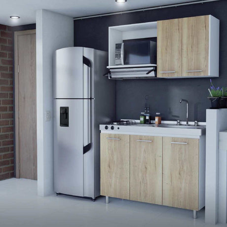 Mueble Superior Sareni Para Lado Derecho Duna 120 cm con Locero sin Campana - Muebles Superiores | Bylmo