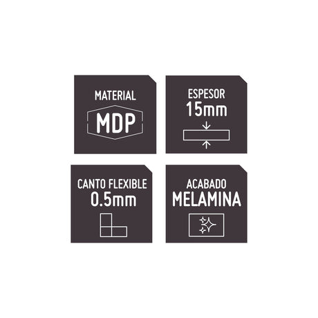 Mueble Superior Sareni Para Lado Derecho Coñac 120 cm con Locero sin Campana - Muebles Superiores | Bylmo