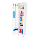 Mueble de Aseo Laska Blanco 40x180cm con Una Puerta - Muebles de Aseo y Ropas | Bylmo