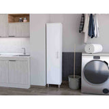 Mueble de Aseo Laska Blanco 40x180cm con Una Puerta - Muebles de Aseo y Ropas | Bylmo