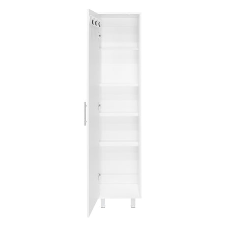 Mueble de Aseo Laska Blanco 40x180cm con Una Puerta - Muebles de Aseo y Ropas | Bylmo