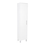 Mueble de Aseo Laska Blanco 40x180cm con Una Puerta - Muebles de Aseo y Ropas | Bylmo