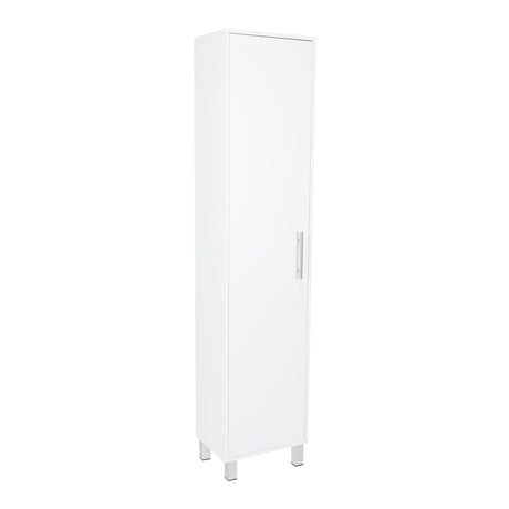 Mueble de Aseo Laska Blanco 40x180cm con Una Puerta - Muebles de Aseo y Ropas | Bylmo