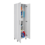 Mueble de Aseo Nala Blanco 51x181.1cm con Dos Puertas - Muebles Organizadores | Bylmo