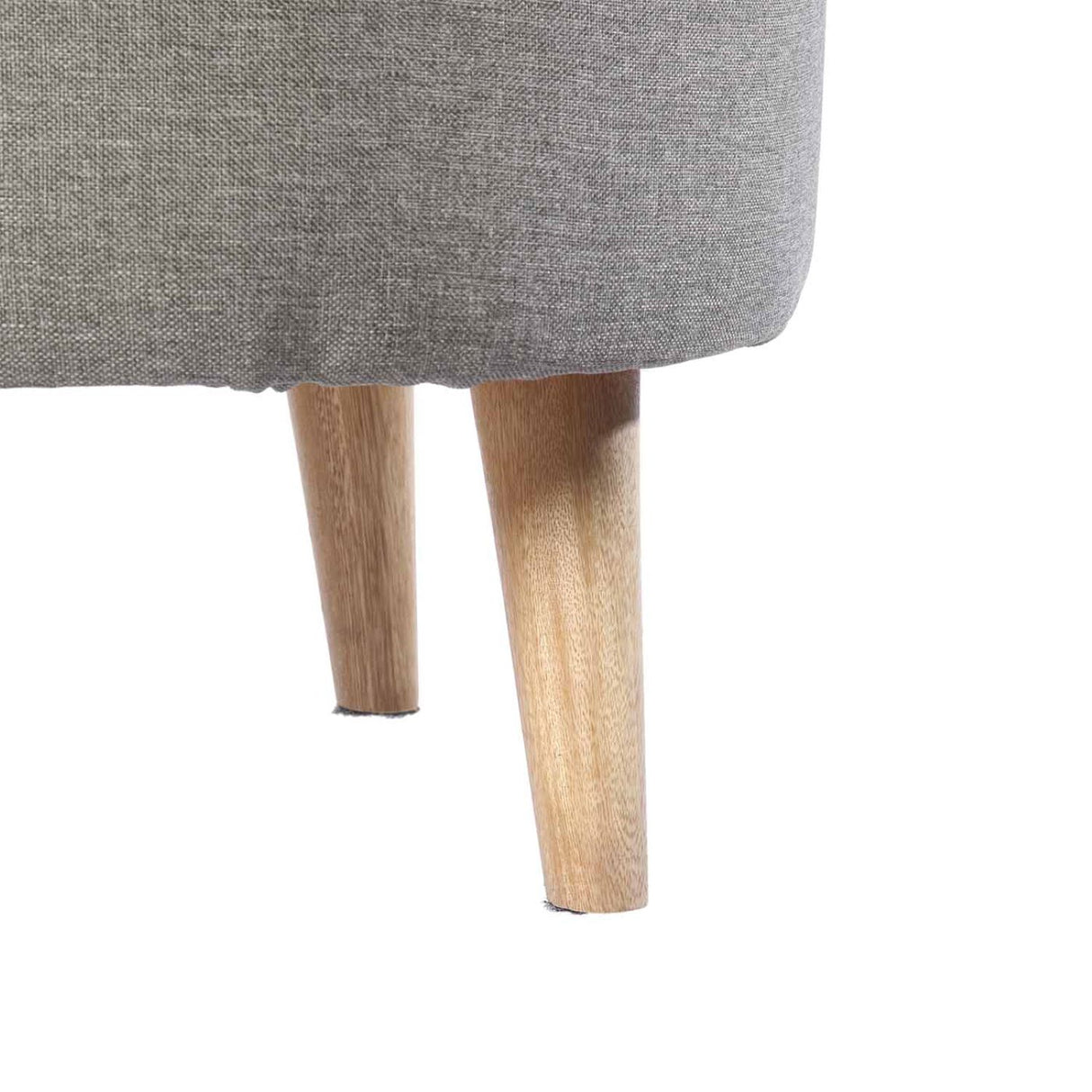 Puff Gris Memphis 40x39cm De Un Puesto sin Apoya Brazos - Sillas | Bylmo