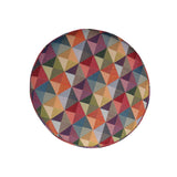 Puff Colors Multicolor 40x40cm de Un Puesto Redondo con Tapizado Liso - Sillas | Bylmo