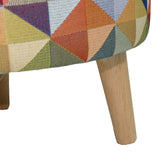 Puff Colors Multicolor 40x40cm de Un Puesto Redondo con Tapizado Liso - Sillas | Bylmo