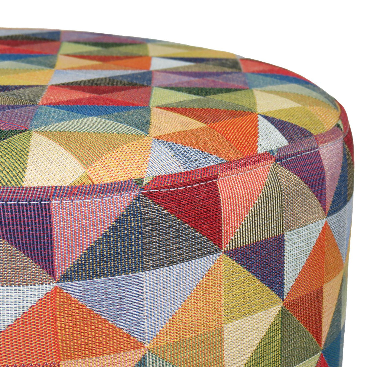 Puff Colors Multicolor 40x40cm de Un Puesto Redondo con Tapizado Liso - Sillas | Bylmo