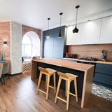 Silla Madrid Madera 43x70cm Asiento Cuadrado con Espaldar - Sillas y Butacos | Bylmo