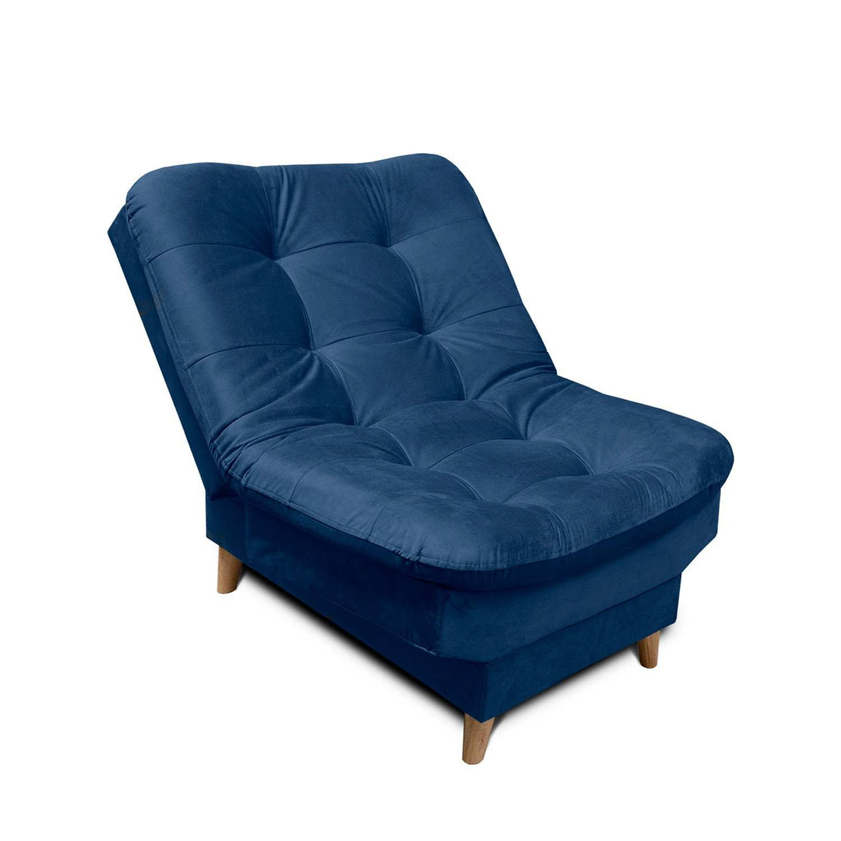 Silla Poltrona fendik Azul 80x90cm De Un Puesto Reclinable con Apoya Brazos