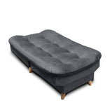 Silla Poltrona fendik Gris 80x90cm De Un Puesto Reclinable con Apoya Brazos