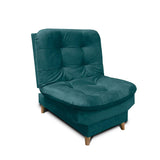 Silla Poltrona fendik Turquesa 80x90cm De Un Puesto Reclinable con Apoya Brazos