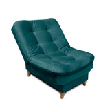 Silla Poltrona fendik Turquesa 80x90cm De Un Puesto Reclinable con Apoya Brazos