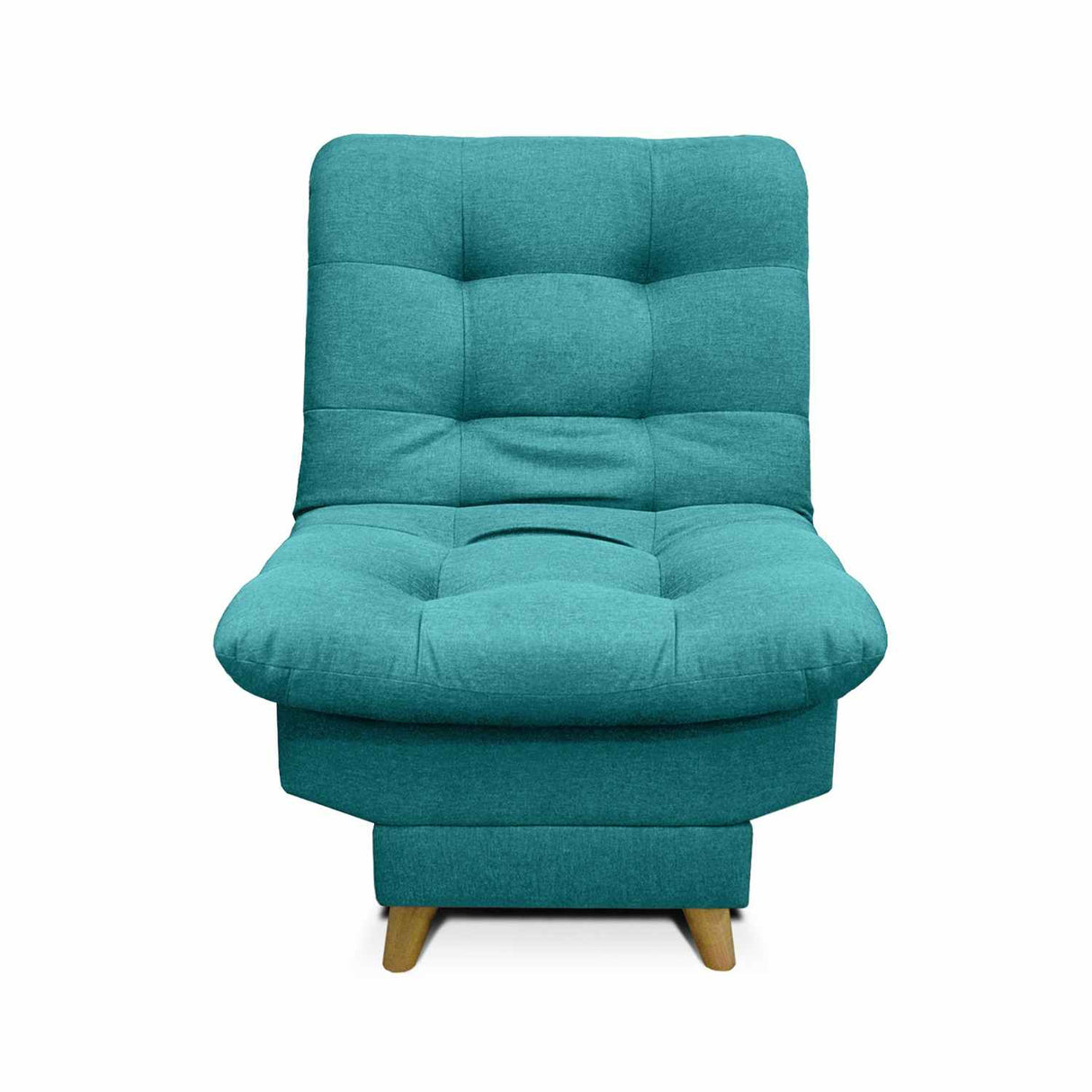 Silla Poltrona Carvallo Turquesa 76x90cm De Un Puesto Reclinable con Apoya Brazos