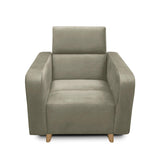 Silla Poltrona Úngaro Camel 85x90cm De Un Puesto Reclinable con Apoya Brazos