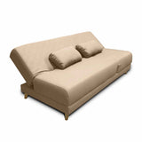 Sofá Cama Mariscal Camel 180x81cm De 3 Puestos Reclinable con Apoya Brazos