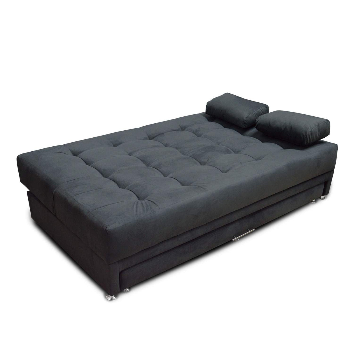 Sofá Cama Matter Gris 190x95cm De 3 Puestos Reclinable con Apoya Brazos