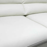 Sofá Galante Blanco Hueso 170x90cm De 2 Puestos sin Apoya Brazos