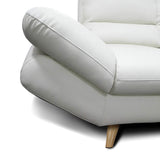 Sofá Galante Blanco Hueso 210x90cm De 3 Puestos sin Apoya Brazos