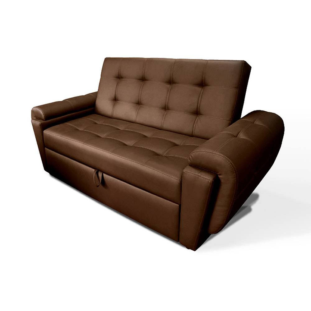 Sofá Cama Vignelli Cafe 185x85cm De 3 Puestos Reclinable con Apoya Brazos