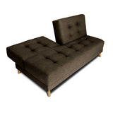 Sofá Cama Cavalli Cafe 180x90cm De 3 Puestos Reclinable sin Apoya Brazos