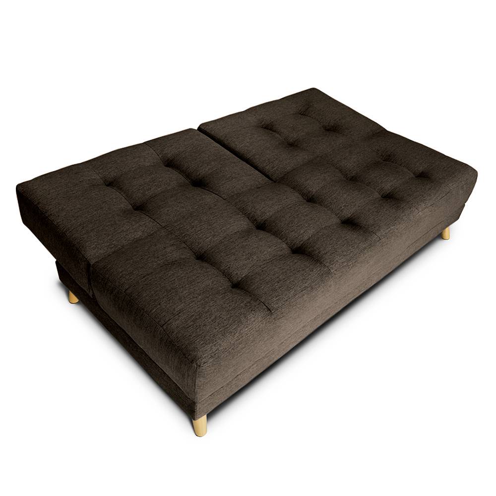 Sofá Cama Cavalli Cafe 180x90cm De 3 Puestos Reclinable sin Apoya Brazos