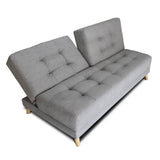 Sofá Cama Cavalli Gris 180x90cm De 3 Puestos Reclinable sin Apoya Brazos