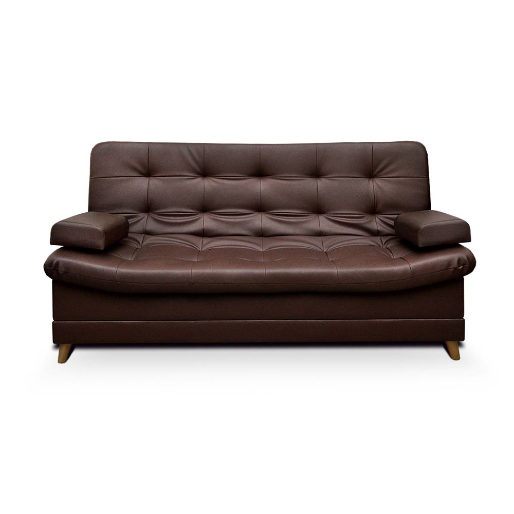 Sofá Cama Dolce Cafe 185x95cm De 3 Puestos Reclinable sin Apoya Brazos