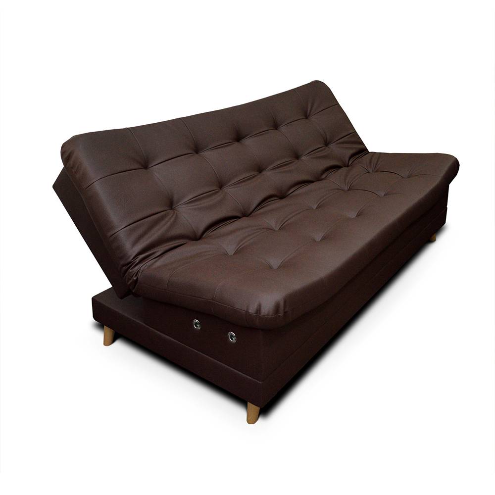 Sofá Cama Dolce Cafe 185x95cm De 3 Puestos Reclinable sin Apoya Brazos